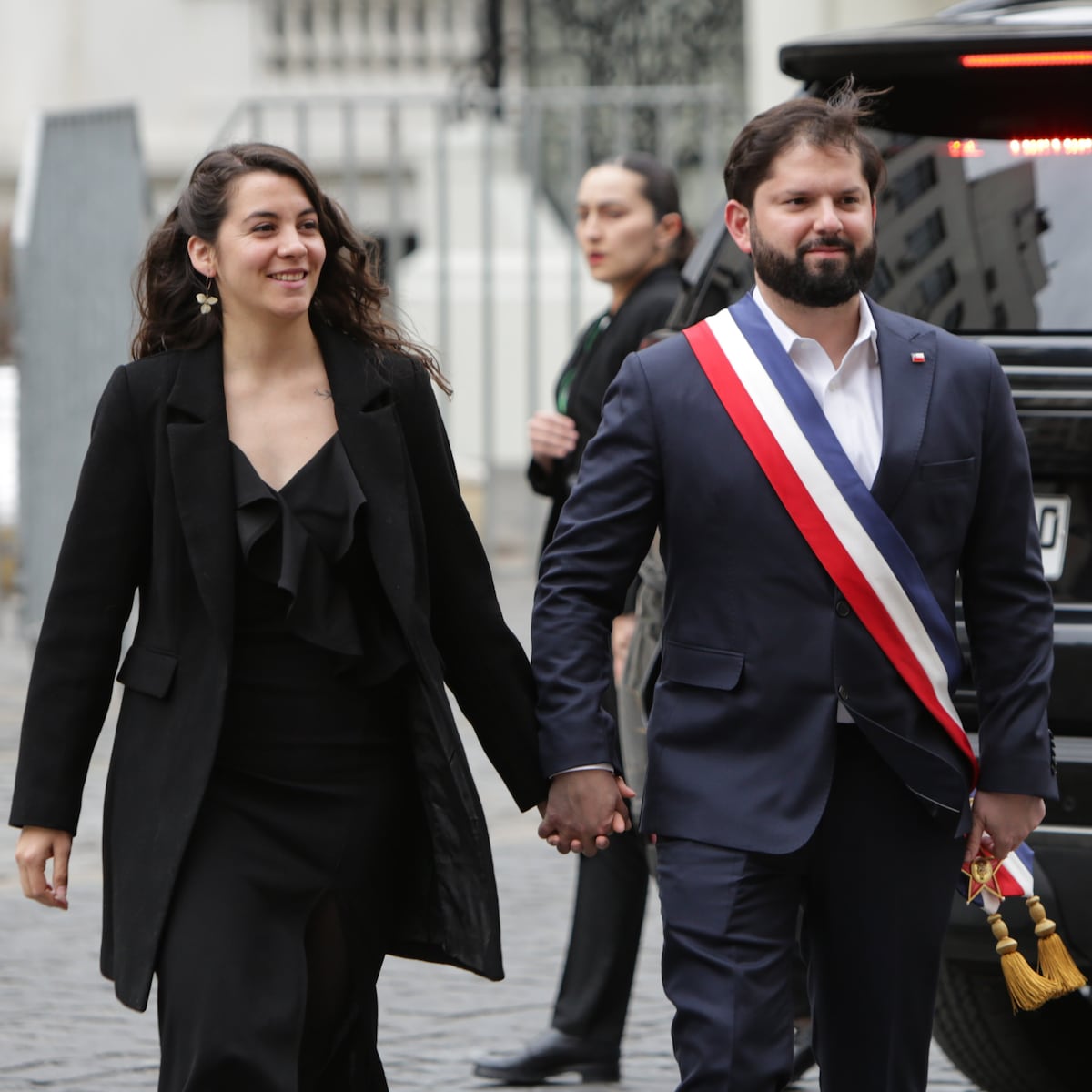 Presidente Boric y Paula Carrasco dan la bienvenida a Violeta Presidente Boric y Paula Carrasco dan la bienvenida a Violeta