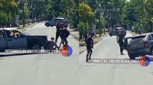 Impactante
Riña callejera se registro hace pocos momentos en Ernesto Riquelme y Serrano en El Bosque, por causas que se desconocen 1 grupo de hombres y mujeres utilizan machetes, armas de fuego y el vehículo que atropellan a 2 sujetos