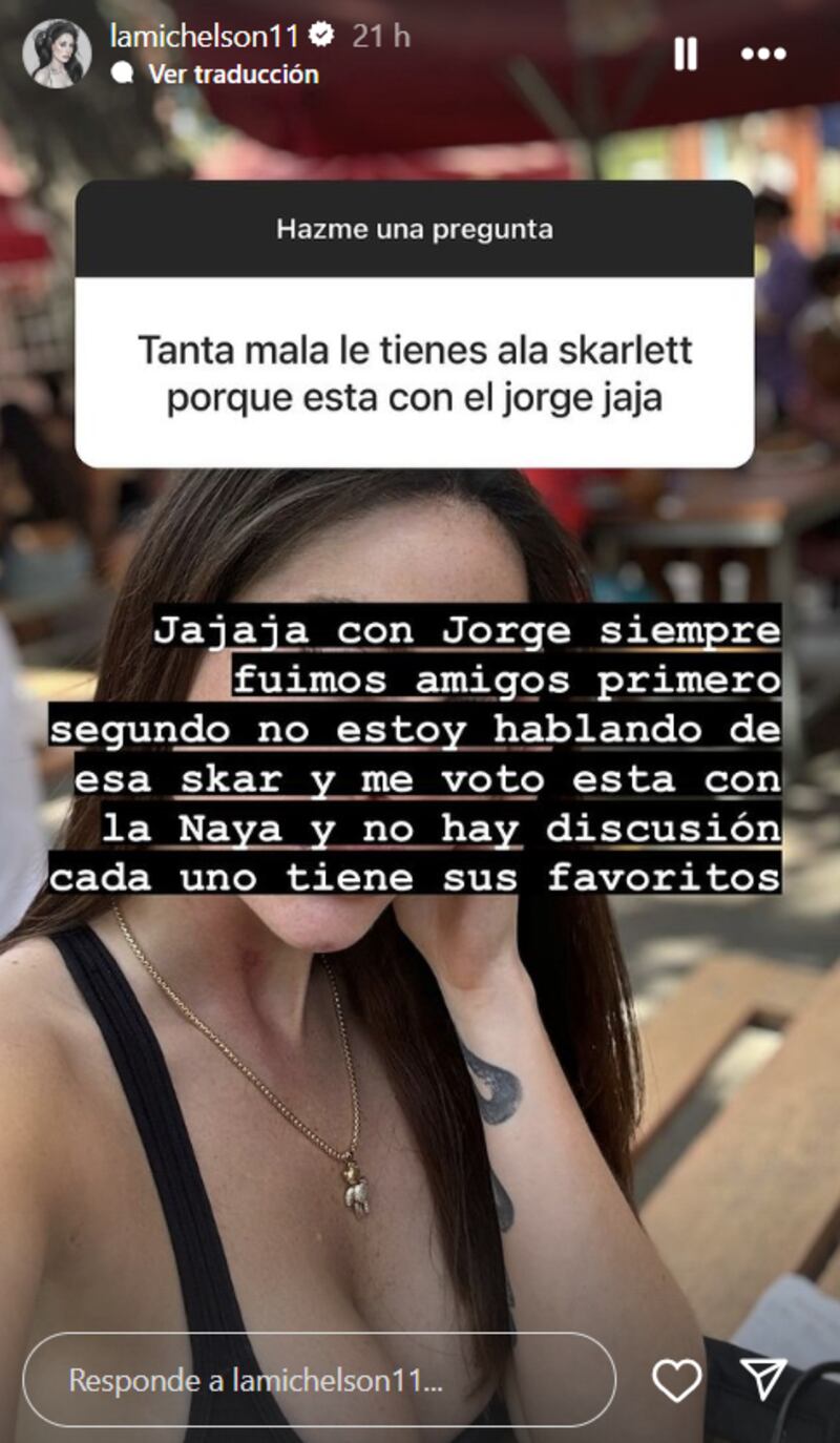 Historia Ignacia Michelson | Instagram