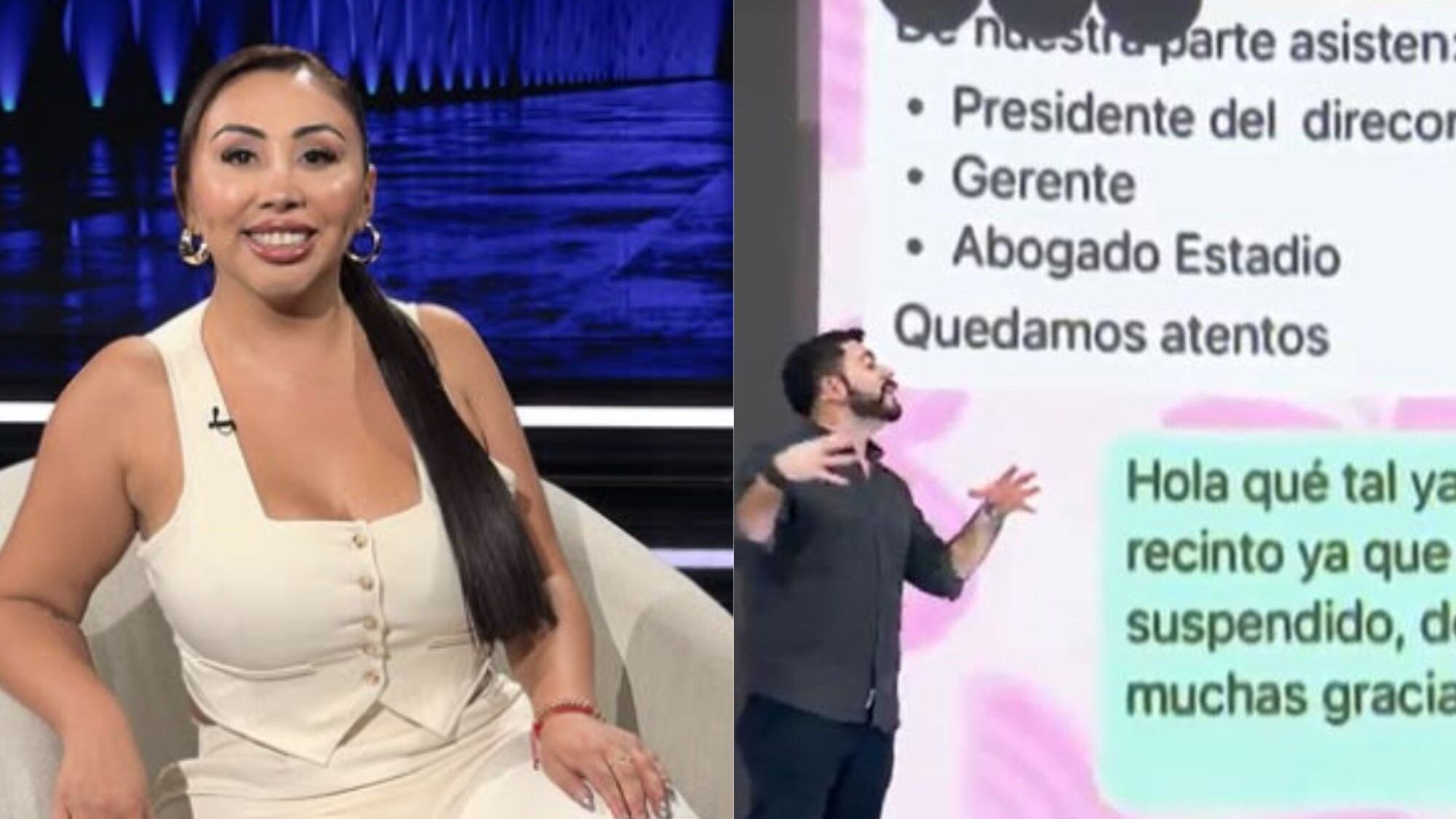 Revelan la conversación que tuvo Naya Fácil con el gerente del Estadio Español el sábado