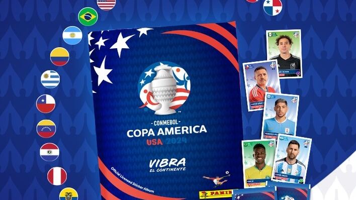 El nuevo álbum de Panini de la Copa América 2024.