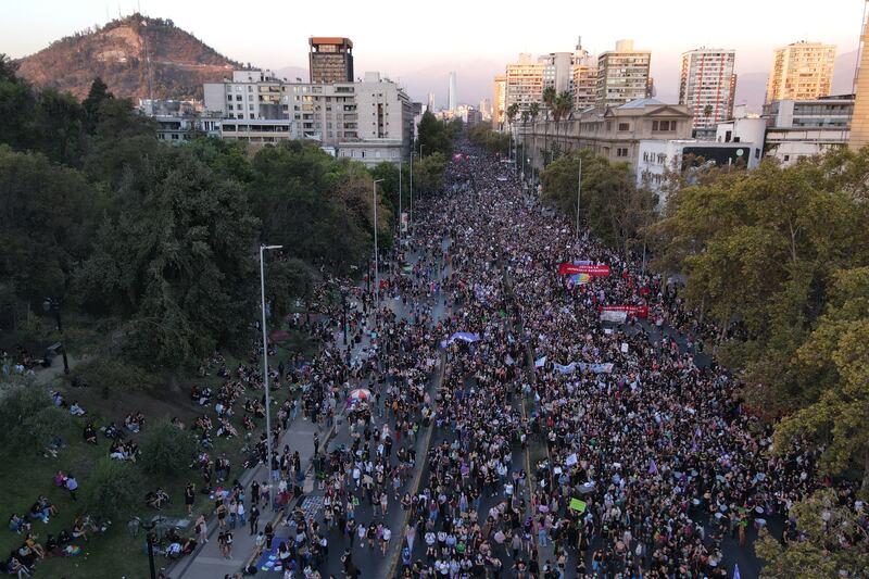 Marcha día internacional de la mujer 8/03/2022