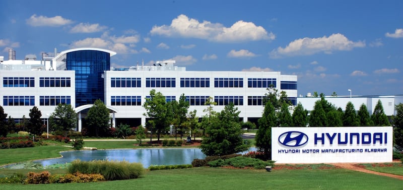 Planta de Hyundai en Alabama, Estados Unidos.