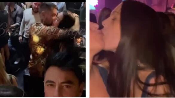 Daniela Aránguiz a los besos con Flaviana Seeling.