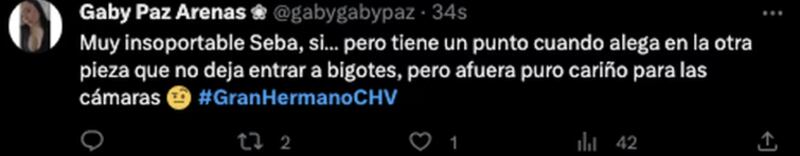 Comentarios de "Gran Hermano" en Twitter