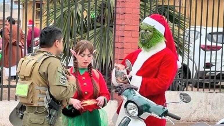 El Grinch, Foto de Carabineros de Chile