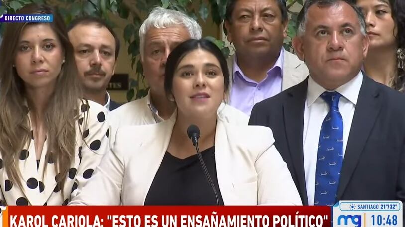 La diputada acusó una maniobra política de los opositores al Gobierno en la moción de censura en su contra en la Cámara Baja, y que este martes se resolvió con el rechazo de la mayoría del parlamento.