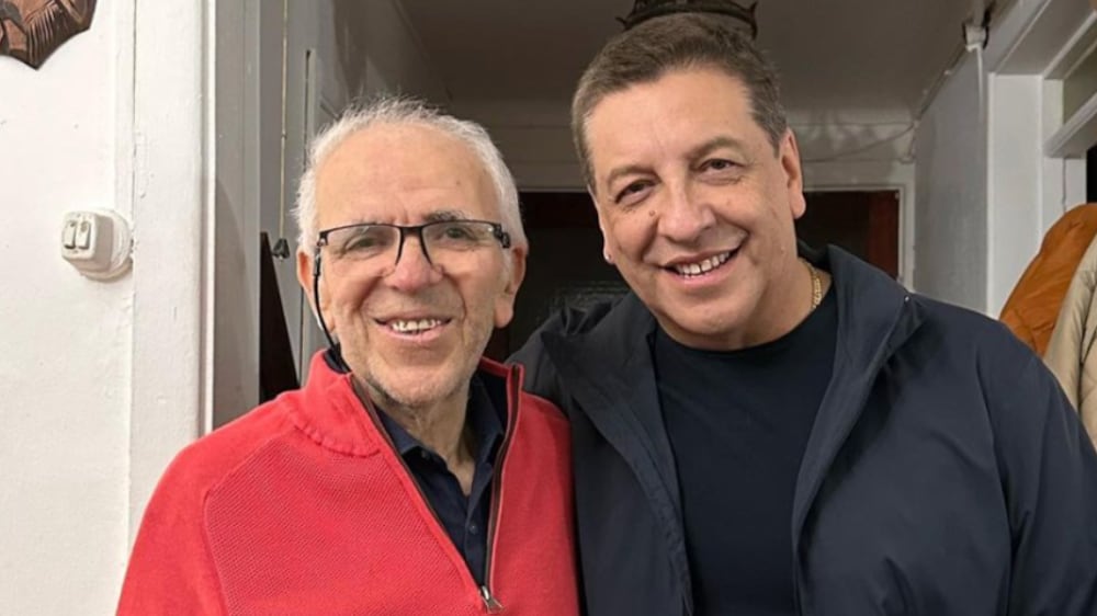 Julio César Rodríguez y su papá | Fuente: Instagram