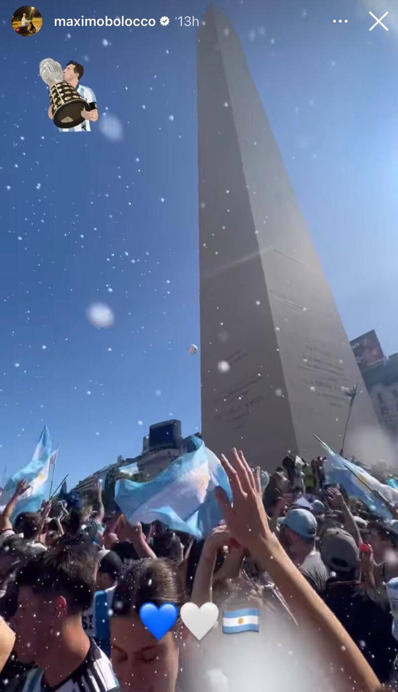 Historia de Máximo Menem Bolocco | Instagram