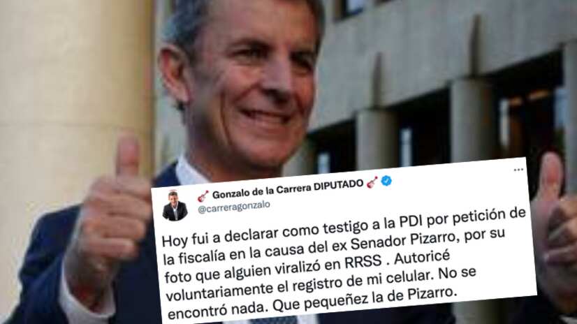 Polémico tuit de Gonzalo de la Carrera
