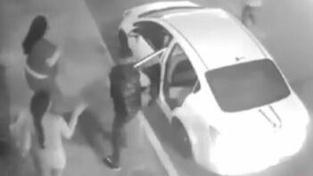 Golpean a madre con guagua de tres meses en medio de violento portonazo en Quinta Normal