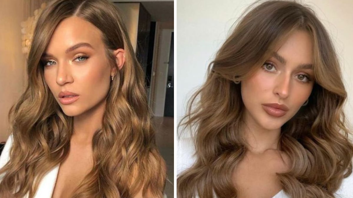 Tinte de cabello bronde soleado