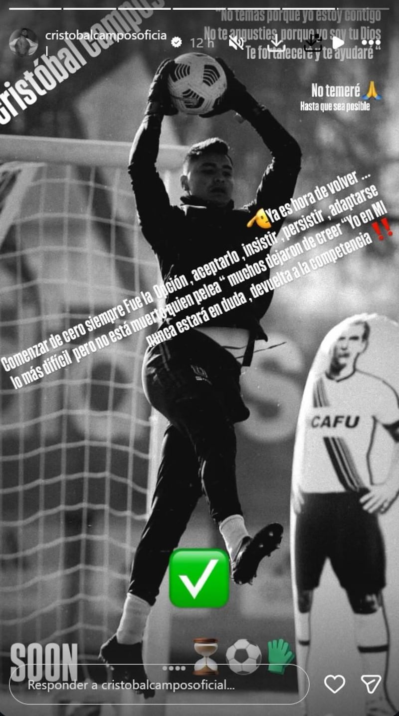 Cristóbal Campos vía Instagram