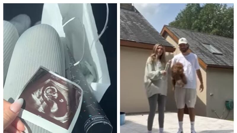 Ben Brereton y Kimberley Abbott anunciaron que tendrán un niño