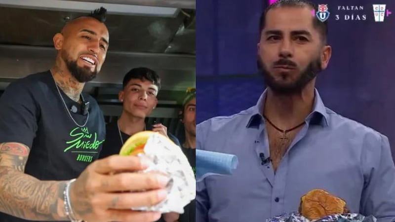 “Le encontré un gusto a detergente”: La ácida reacción de Herrera tras probar las hamburguesas de Arturo Vidal