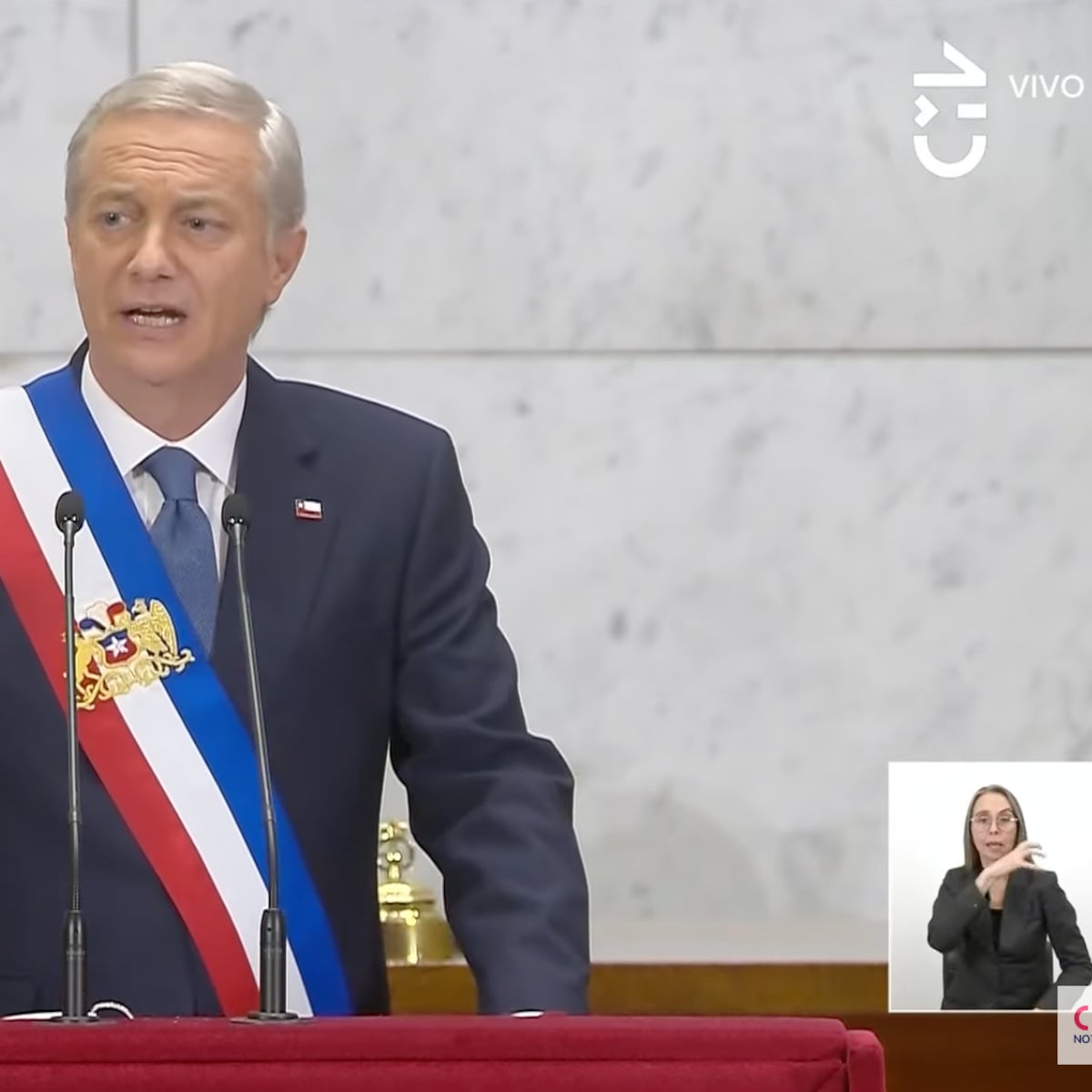 Cadem: Evaluación más baja de Kast en Cuenta Pública Cadem: Evaluación más baja de Kast en Cuenta Pública