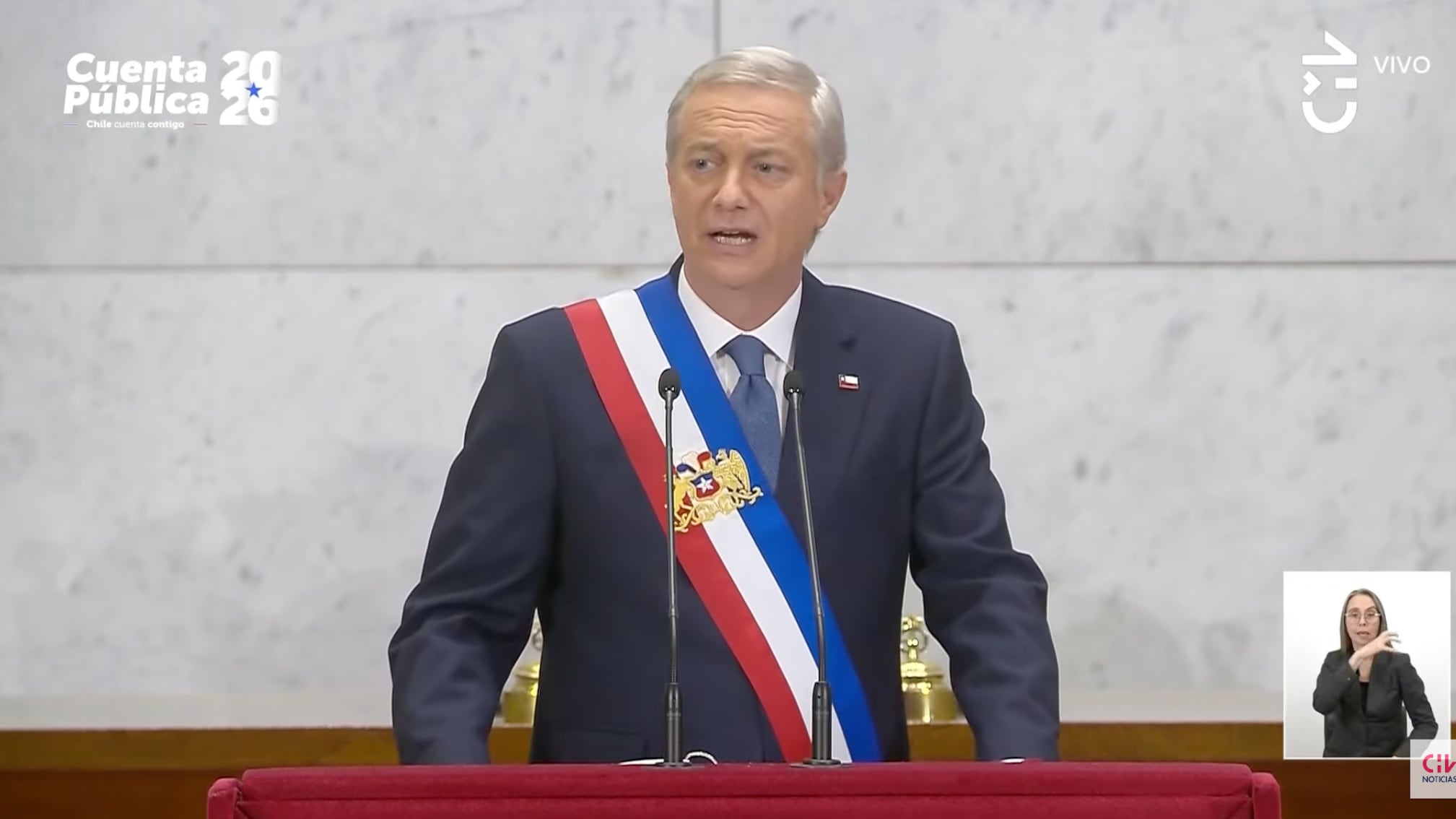El Presidente Kast dio su primera cuenta pública ante el Congreso este 1 de junio