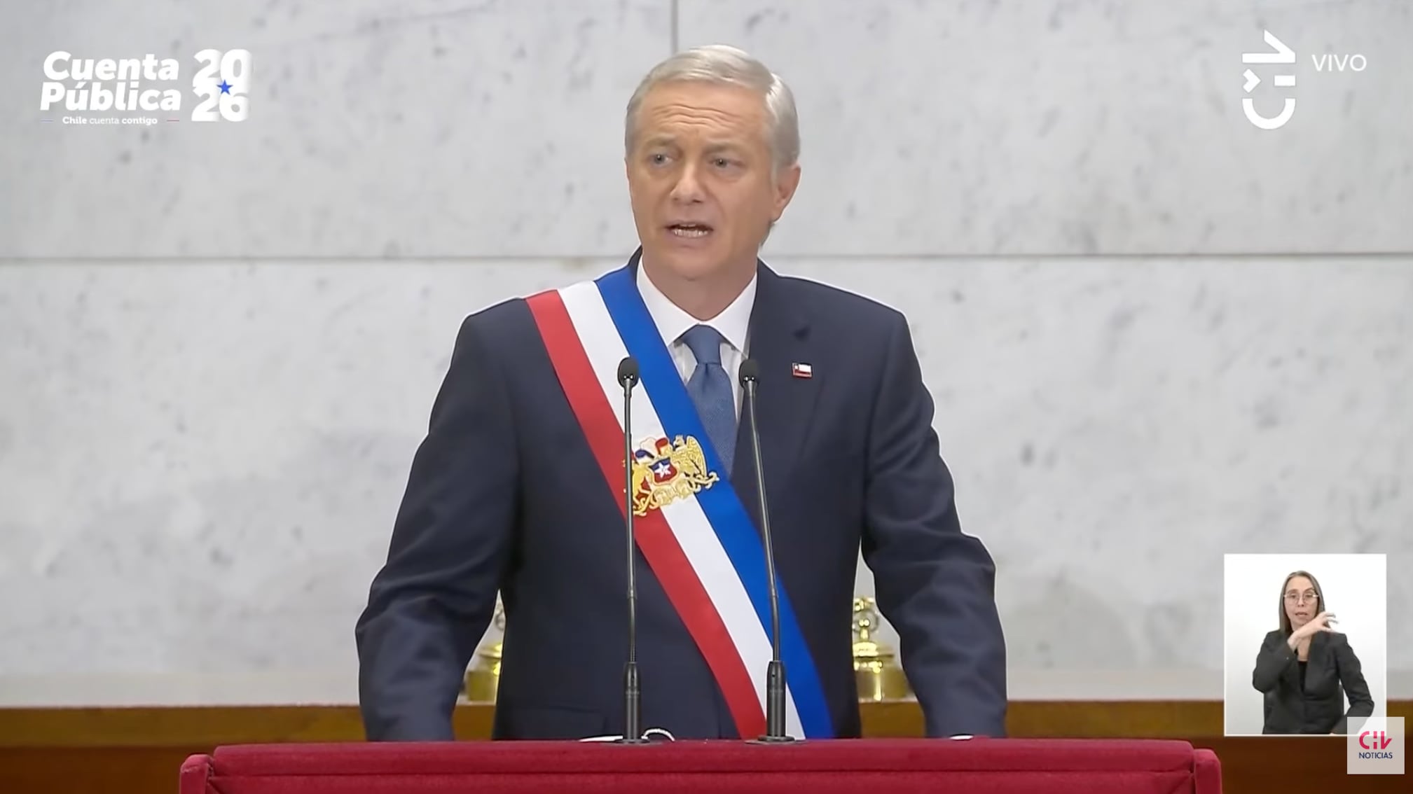 El Presidente Kast dio su primera cuenta pública ante el Congreso este 1 de junio