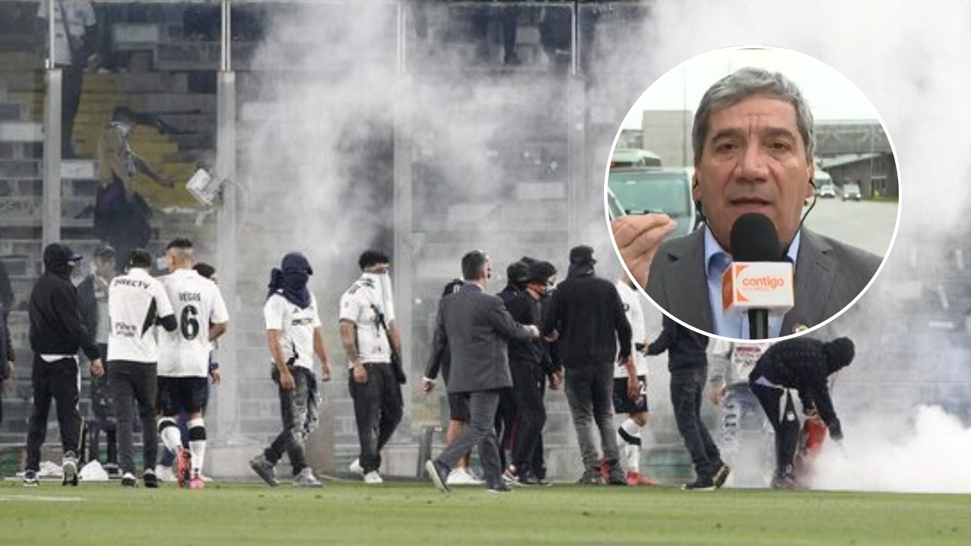 El delegado presidencial de la RM, Gonzalo Durán, explicó además por qué el partido entre Colo Colo y Fortaleza no fue suspendido antes.