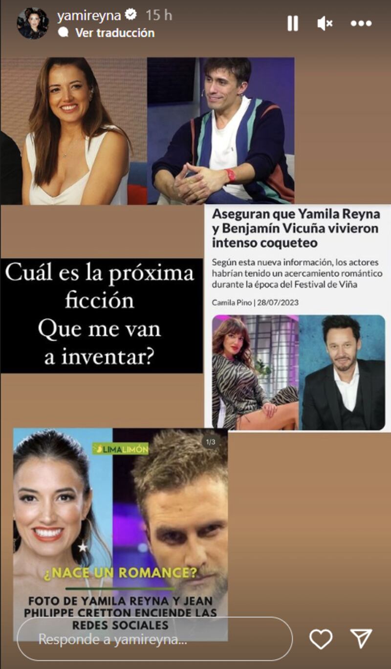 Historia de Yamila Reyna | Instagram