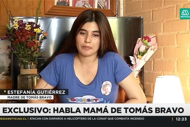 La madre de Tomás Bravo fue entrevistada en el canal privado a cuatro años de la muerte del menor.