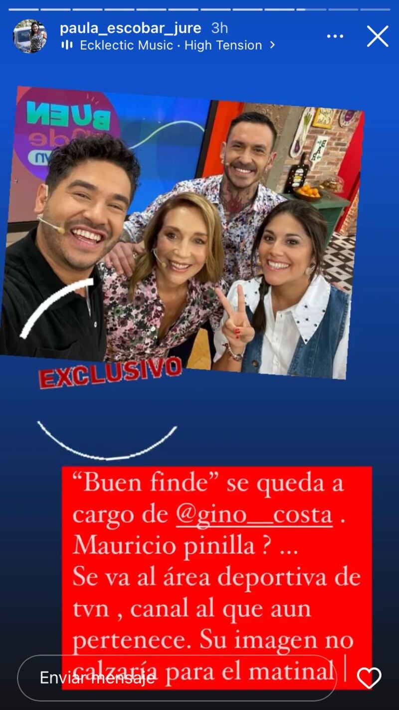 Mauricio Pinilla fue removido de matinal de TVN