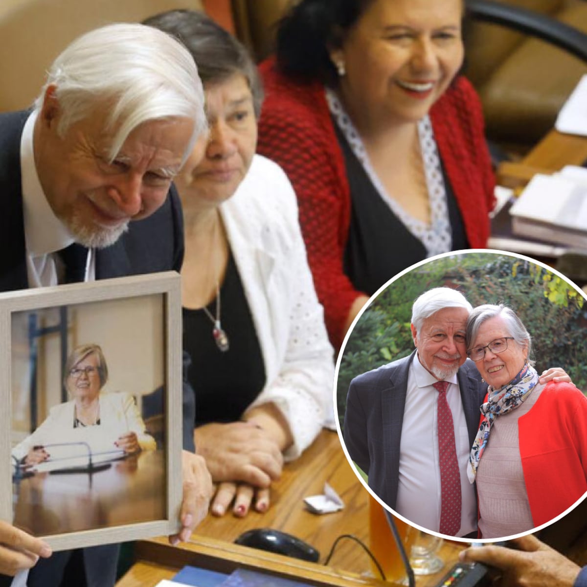 Roberto Celedón asume como diputado en lugar de su esposa fallecida Roberto Celedón asume como diputado en lugar de su esposa fallecida