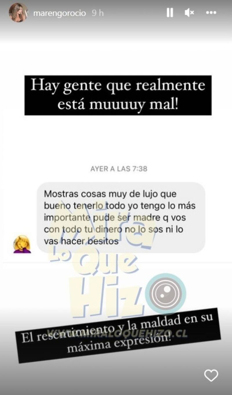 Historia de Rocío Marengo | Fuente: Miraloquehizo