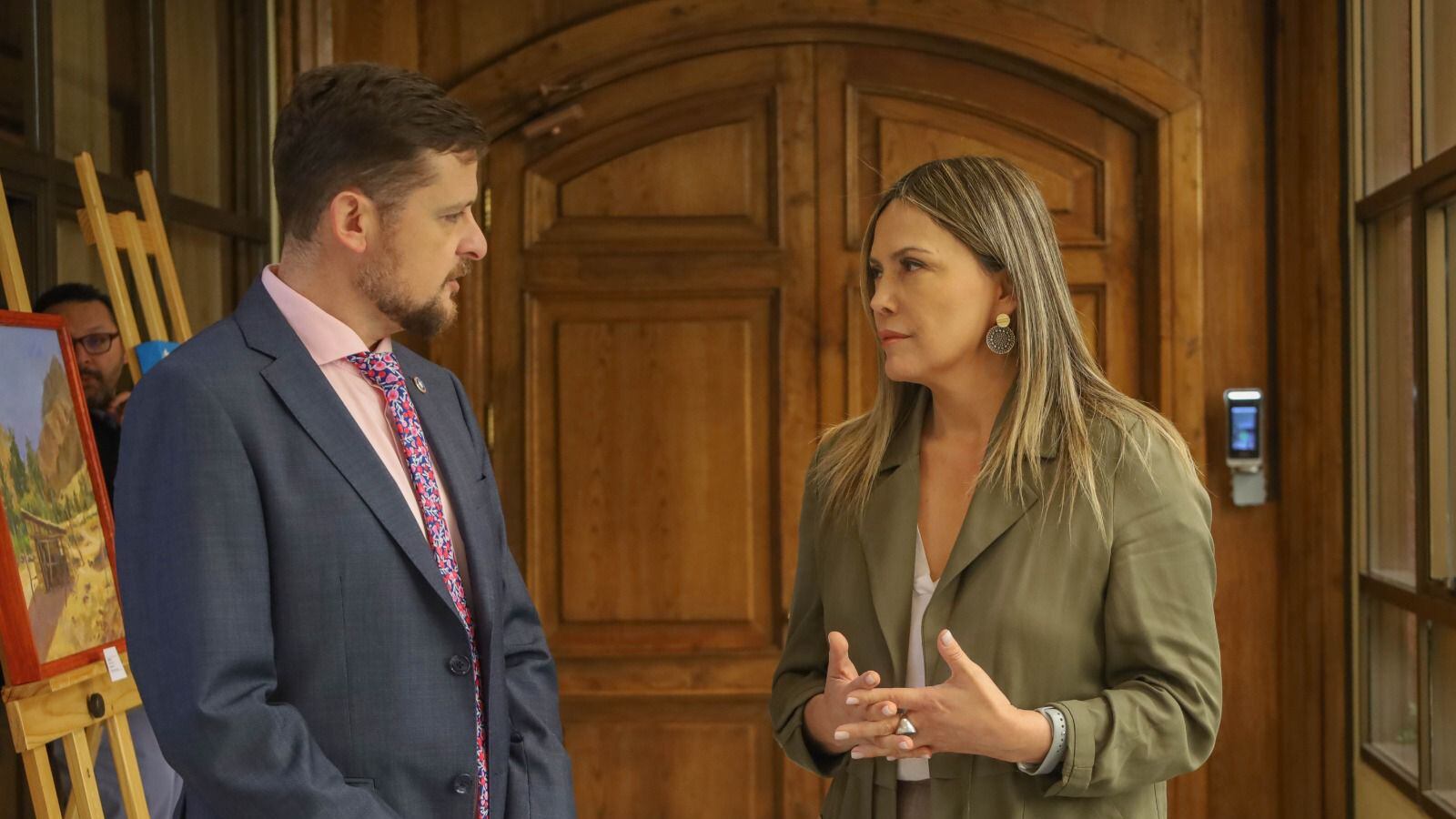 Diputados Stephan Schubert y Marlene Pérez