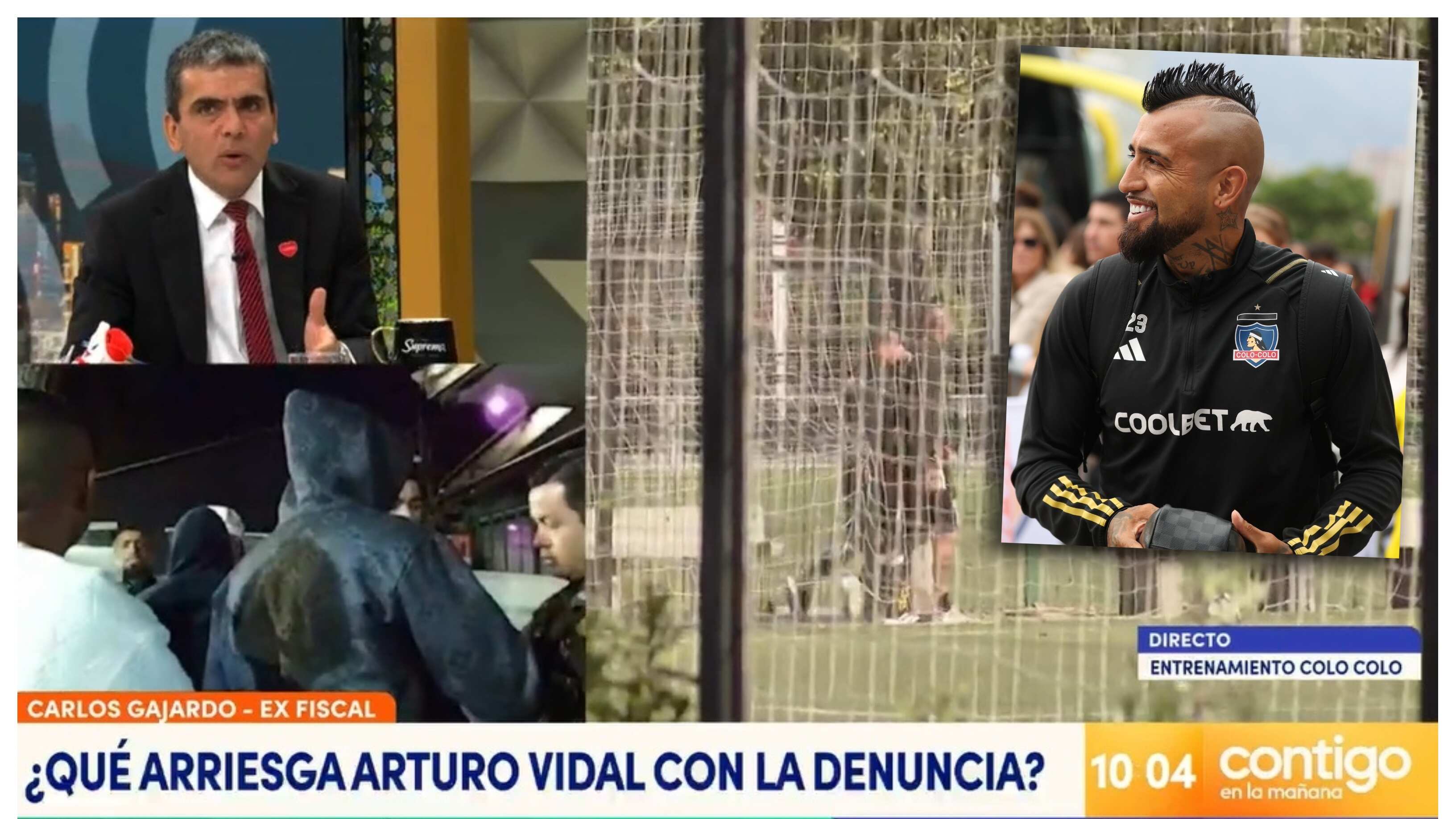 El abogado expuso la situación legal a la que enfrenta el mediocampista de Colo Colo luego de prestar declaraciones por una denuncia de agresión sexual ocurrida en el interior de un pub al que asistió en la madrugada de este lunes junto a otros deportistas albos.