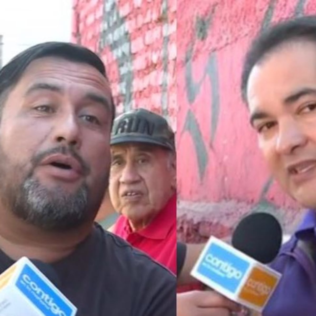 Vecinos confrontan alcalde por socavón en Conchalí Vecinos confrontan alcalde por socavón en Conchalí