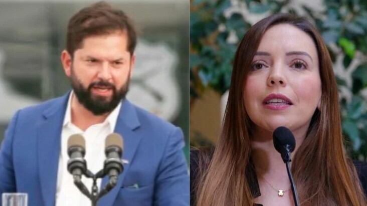 Gabriel Boric y Camila Flores