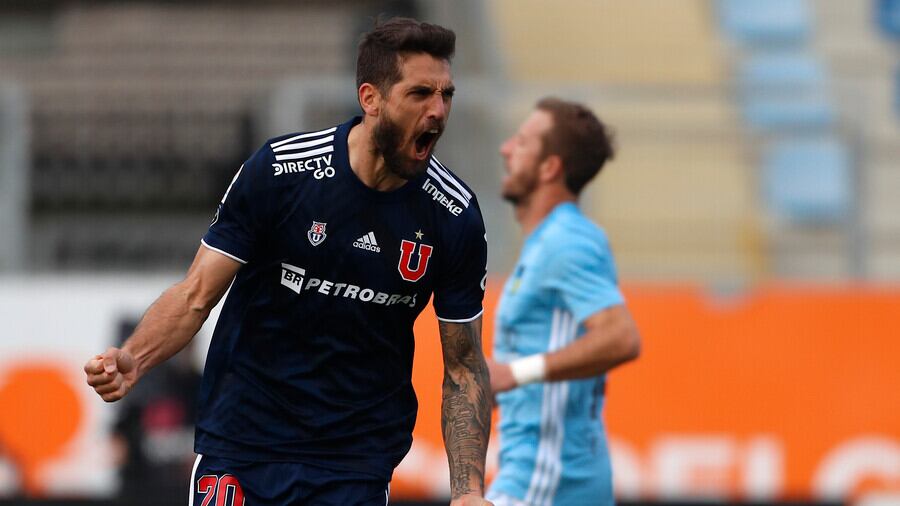 Joaquín Larrivey anotó el primero de la U