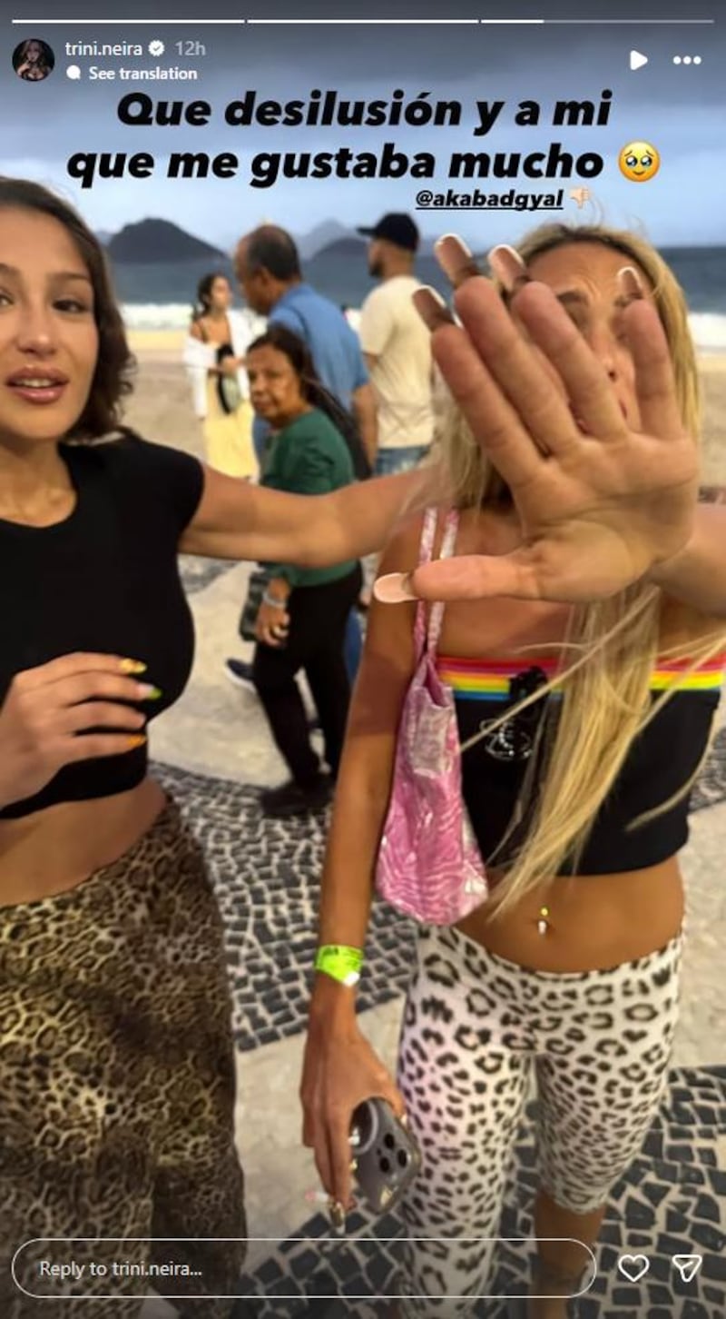 Bad Gyal no ha entregado su versión ni ha respondido públicamente al episodio viral.