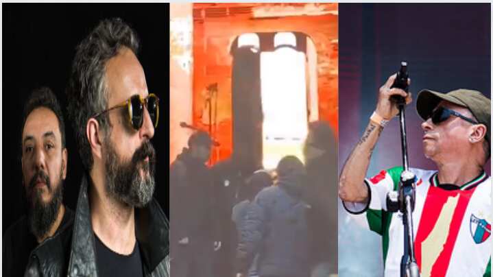 Una polémica de alto vuelo protagonizaron dos reconocidas bandas durante un show en la localidad de Peñuelas, en la Región del Coquimbo: se trata de Los Miserables y Molotov, quienes coincidían en el evento “Renace”.
Tal como quedó registrado en distintos videos grabados por testigo, el altercado terminó a los combos.
Según denunció Claudio García, voz del grupo chileno, el staff de los mexicanos habría saboteado su presentación en pleno desarrollo.