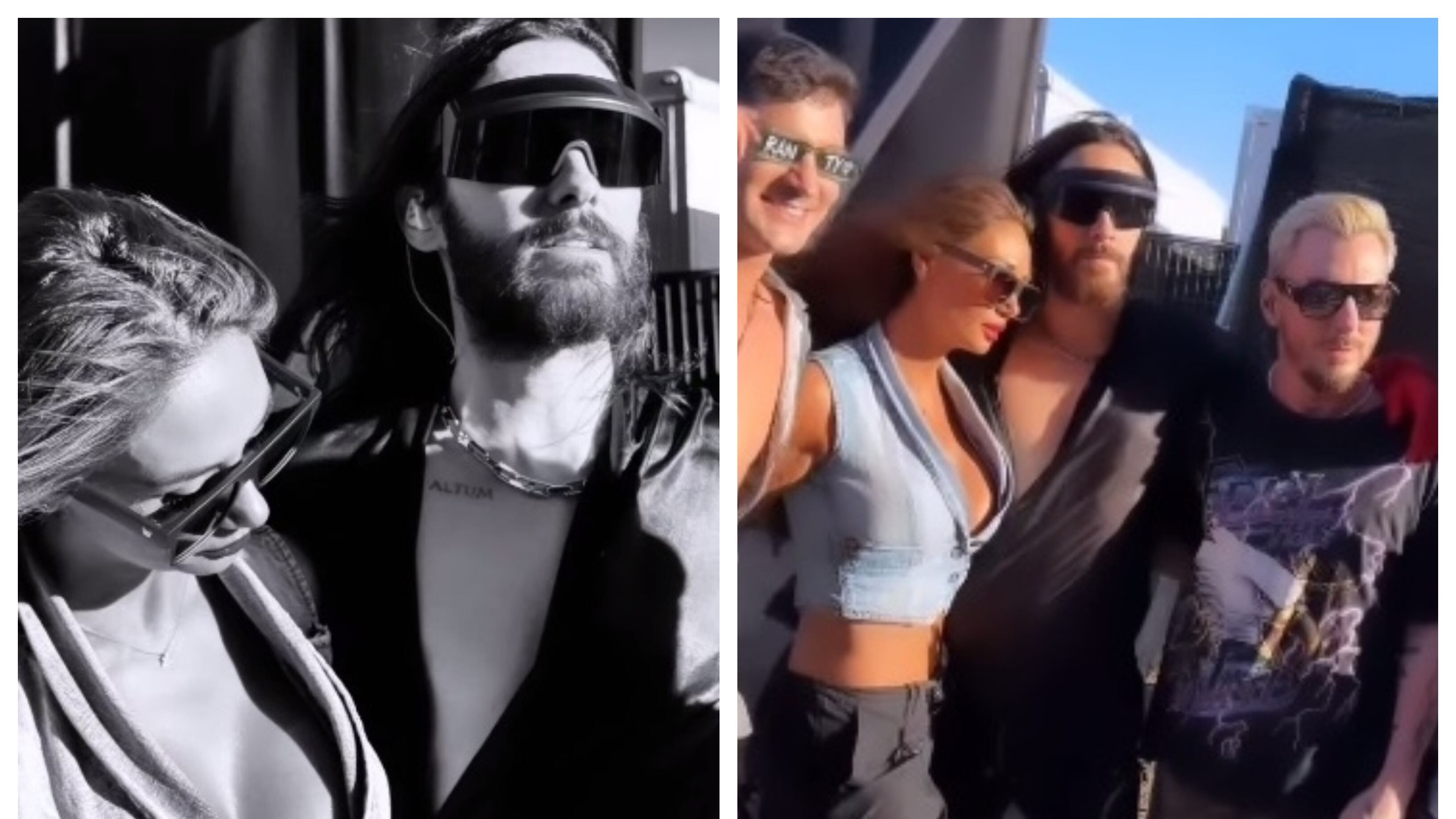 La Fiera subió al escenario de Lollapalooza Chile durante la presentación del actor y cantante Jared Leto junto a su banda "30 Seconds To Mars".