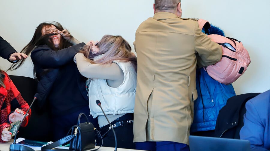 Pelea en concejo municipal de Lo Espejo