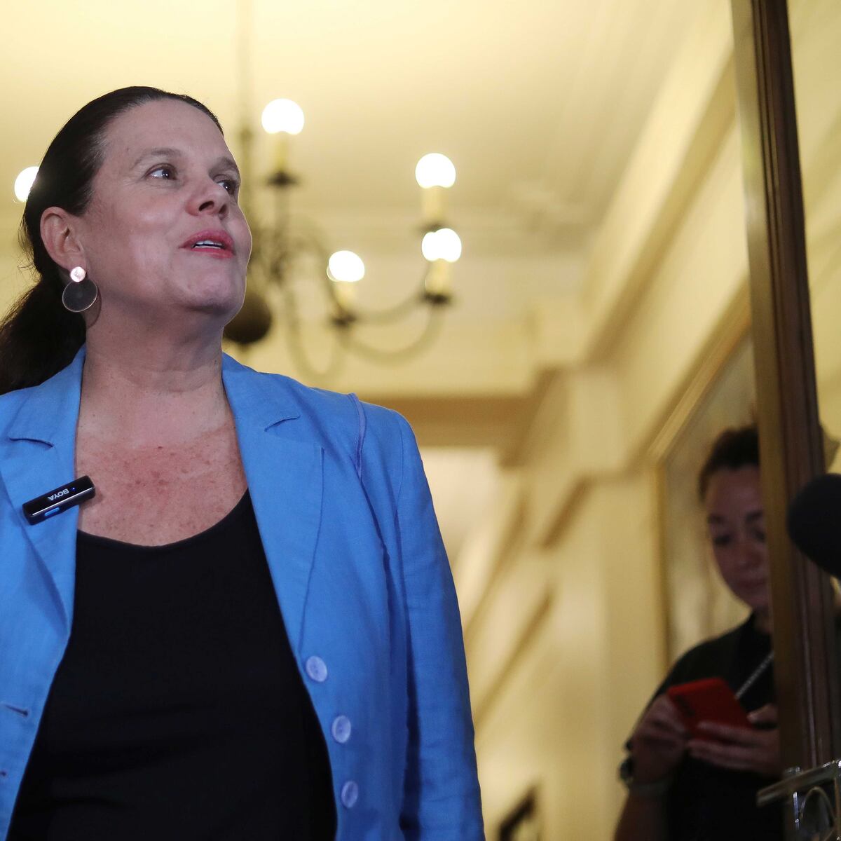 Maya Fernández defiende su posición como ministra Maya Fernández defiende su posición como ministra