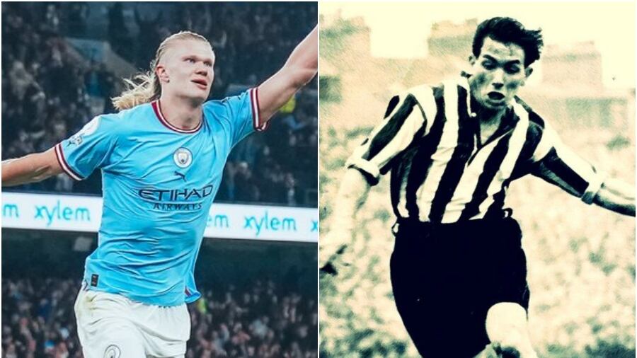 Erling Haaland y Jorge Robledo