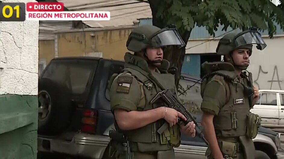 captura TVN, 24 Horas, Comisaría de Quinta Normal