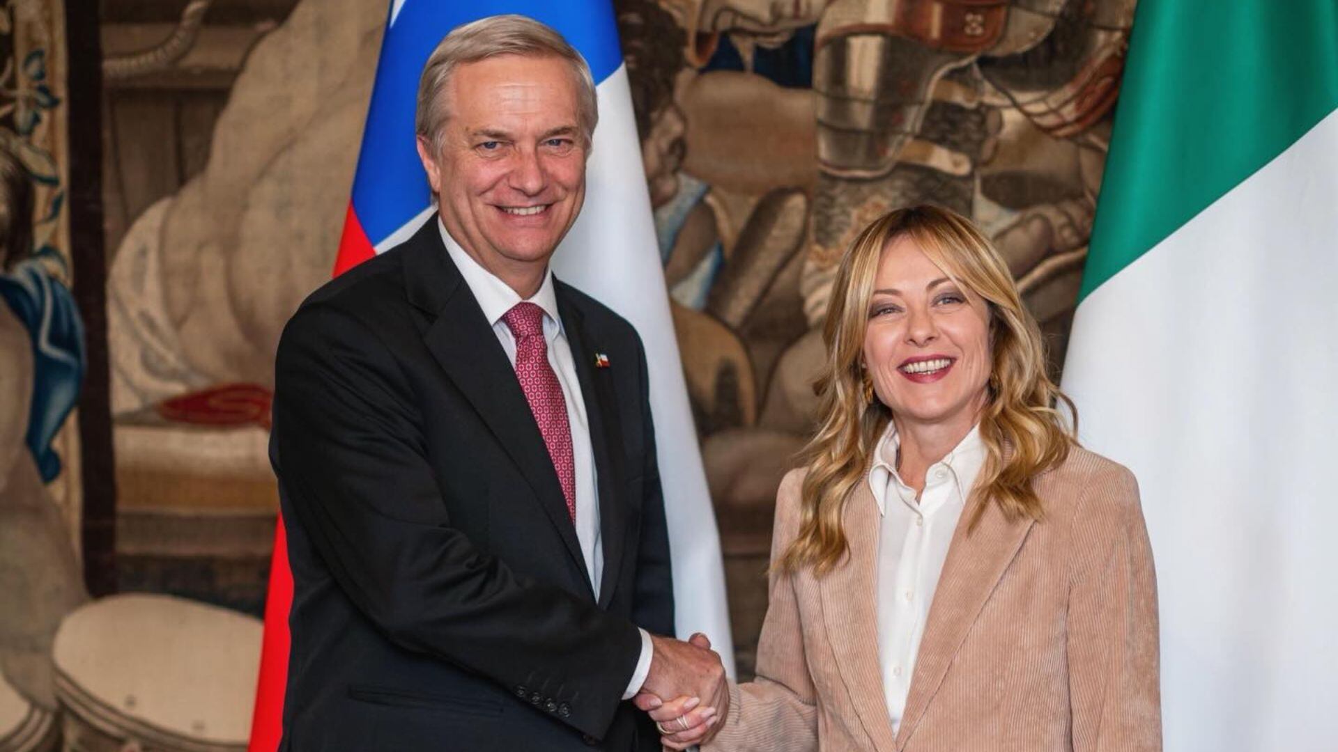 José Antonio Kast cierra gira europea con reunión clave junto a Giorgia Meloni en Roma