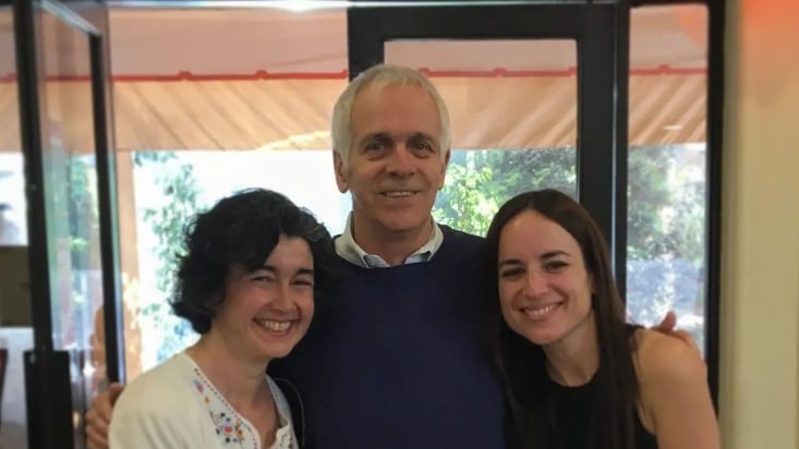 Instagram Maite Alberdi junto a Paulina Urrutia y Augusto Góngora