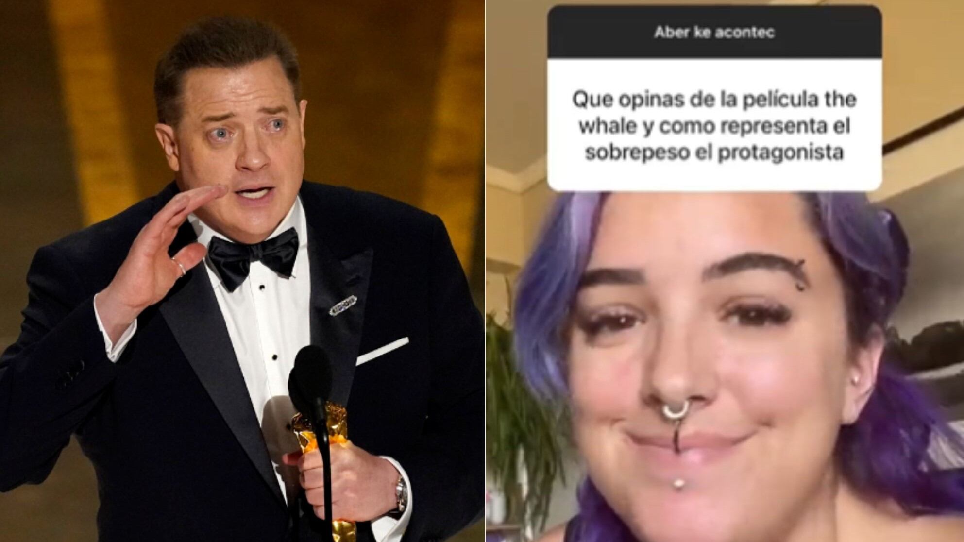 Brendan Fraser y Anto Larraín