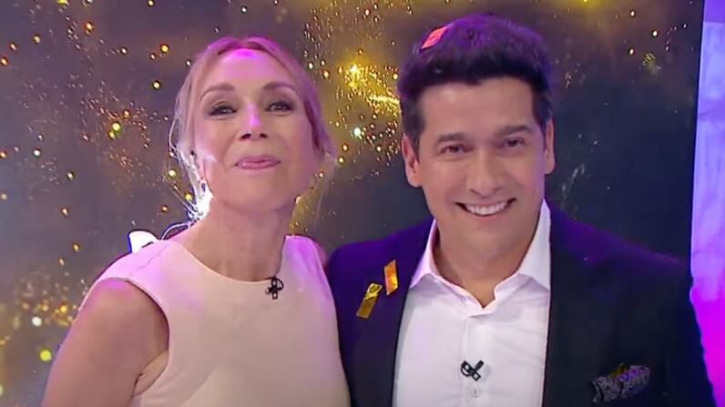 Rafael Araneda y Karen Doggenweiler | Captura: Mucho Gusto de Mega