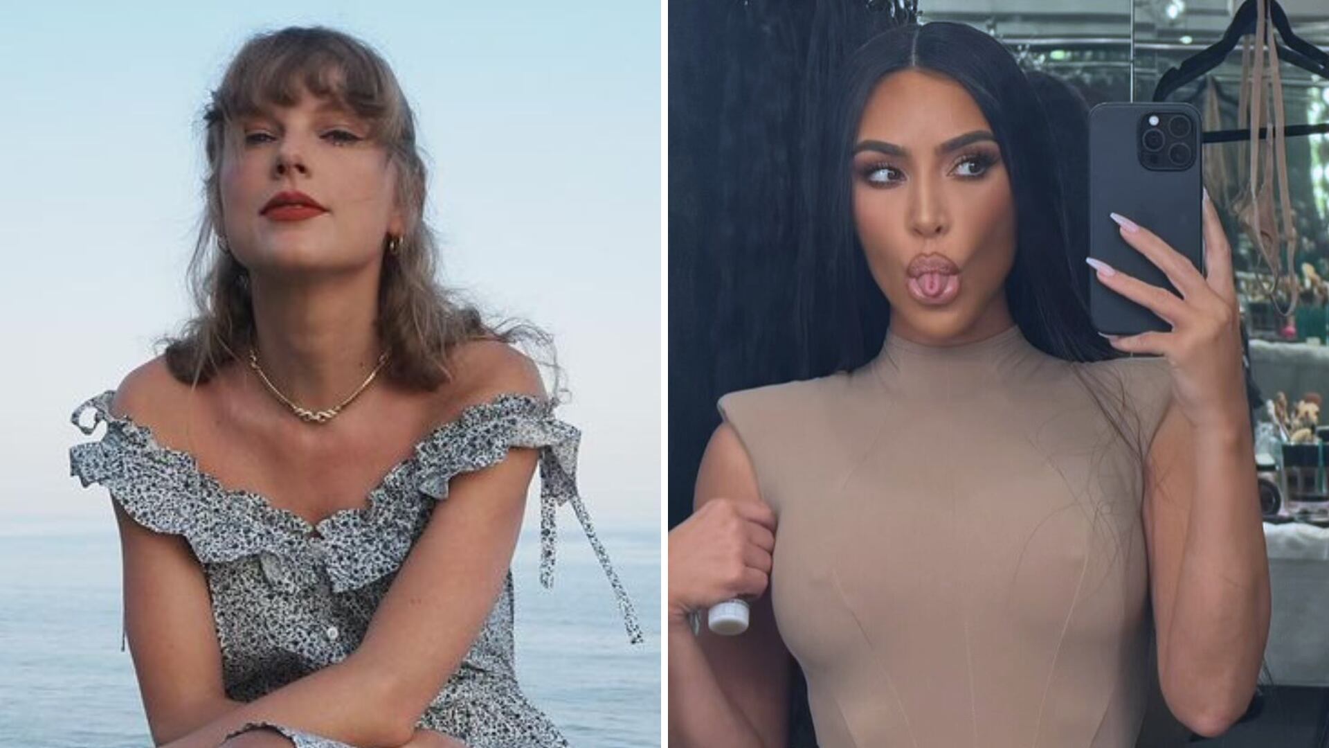 "Basura": Taylor Swift no aguantó más y acusó a Kim Kardashian por derribarla psicológicamente
