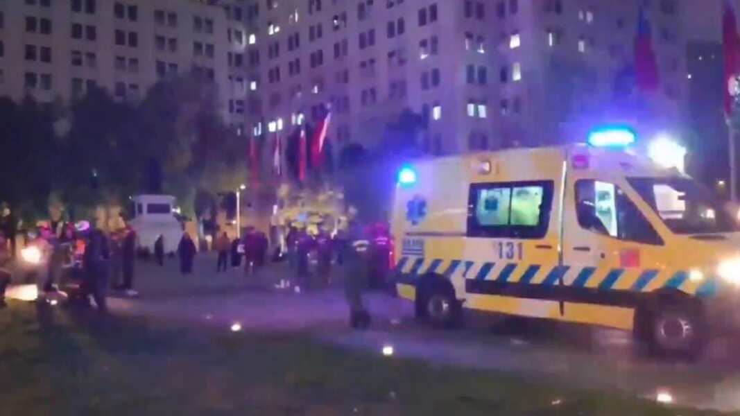 Hombre se quema a lo bonzo frente a La Moneda.