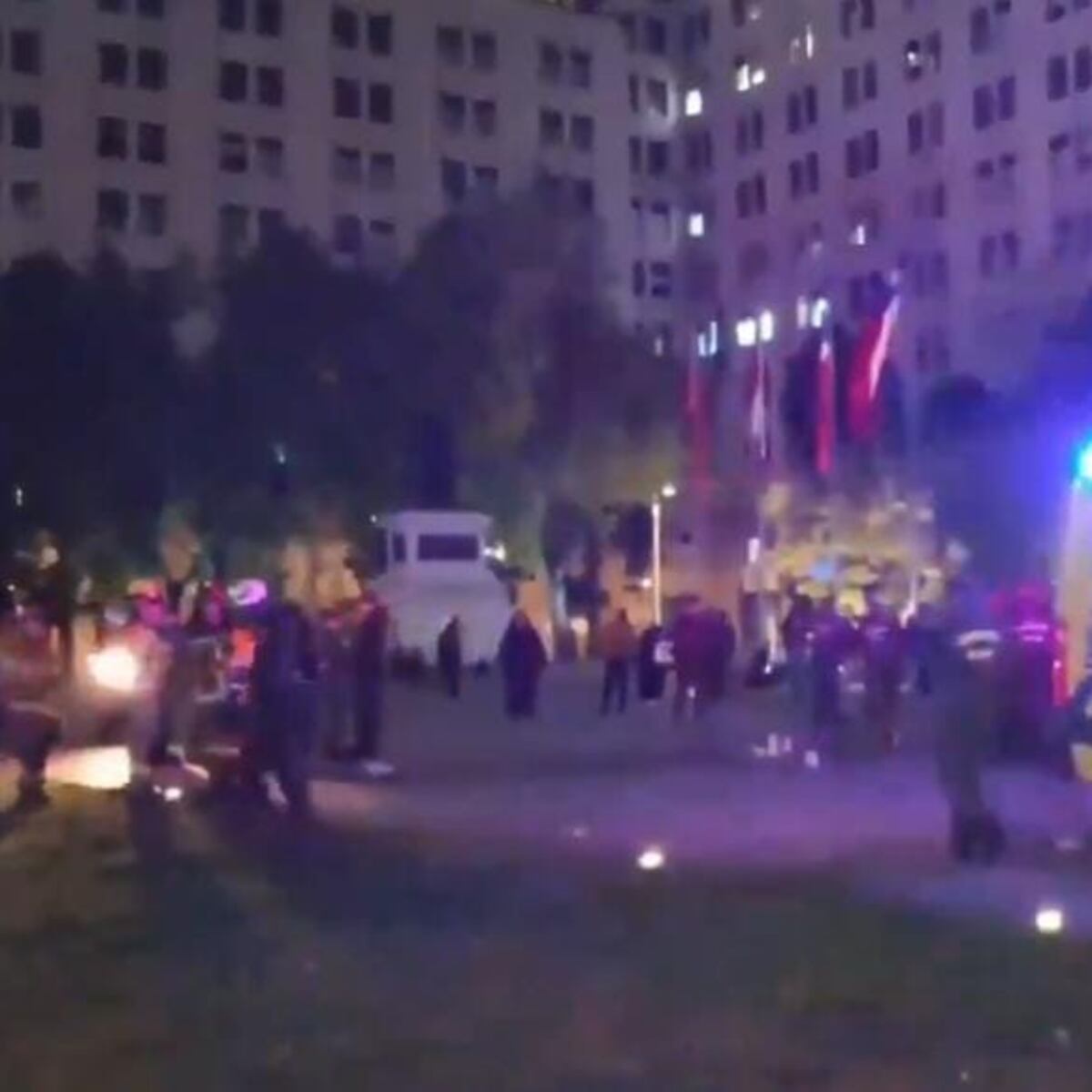 Hombre se prende fuego frente a La Moneda Hombre se prende fuego frente a La Moneda