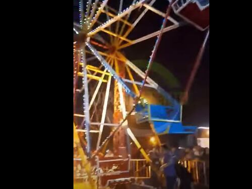 Tragedia en un juego de rueda de la fortuna: un padre y su hijo cayeron más de 5 metros