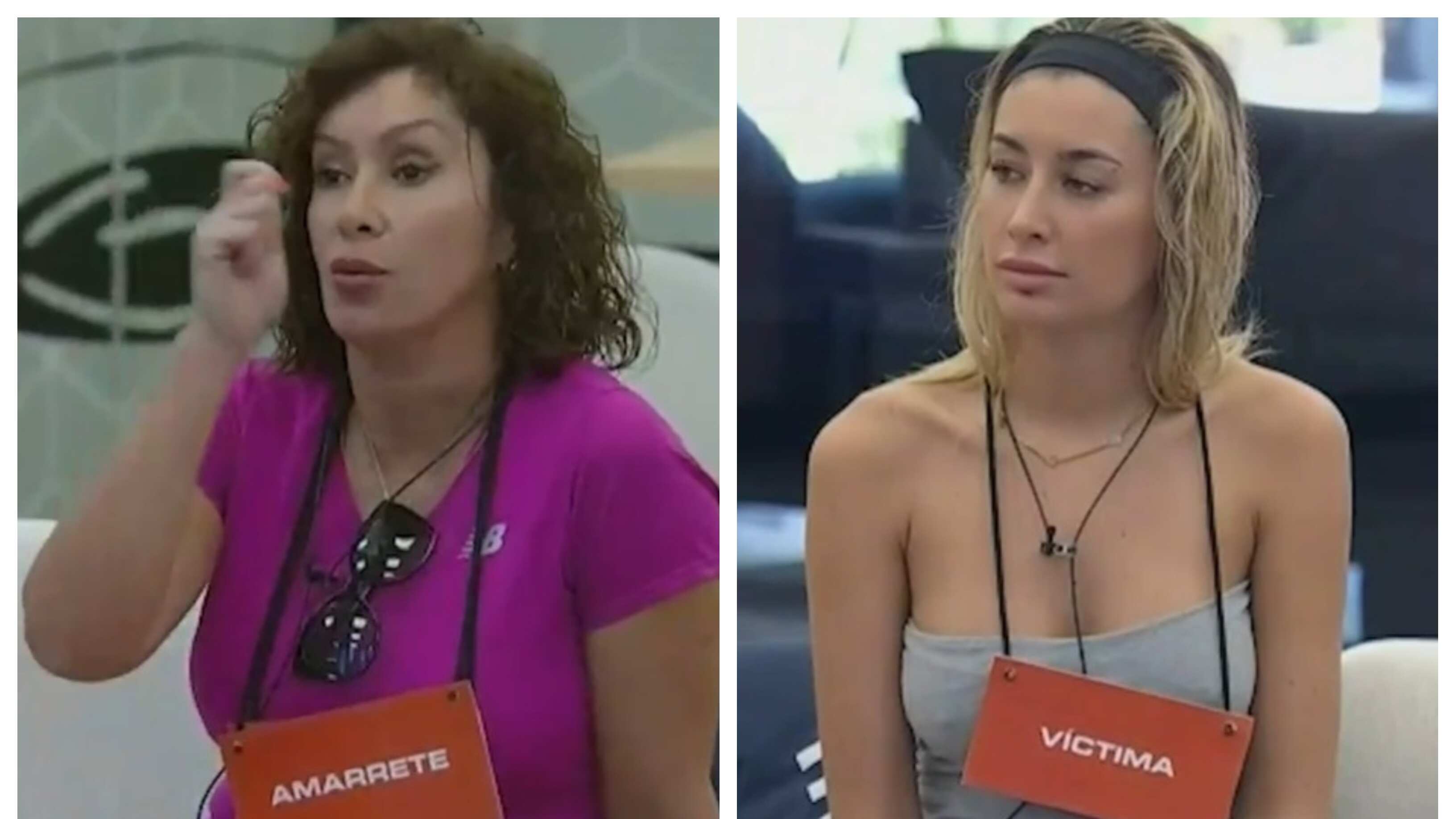 La oriunda de Yungay acusó a Andrade de hacerse la "víctima" en polémica dinámica que realizaron esta tarde los participantes de "Gran Hermano Chile".