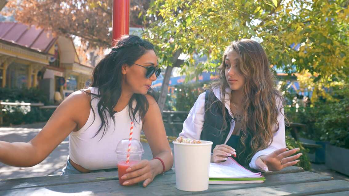 Pamela Díaz y Trinidad Neira | Captura: YouTube